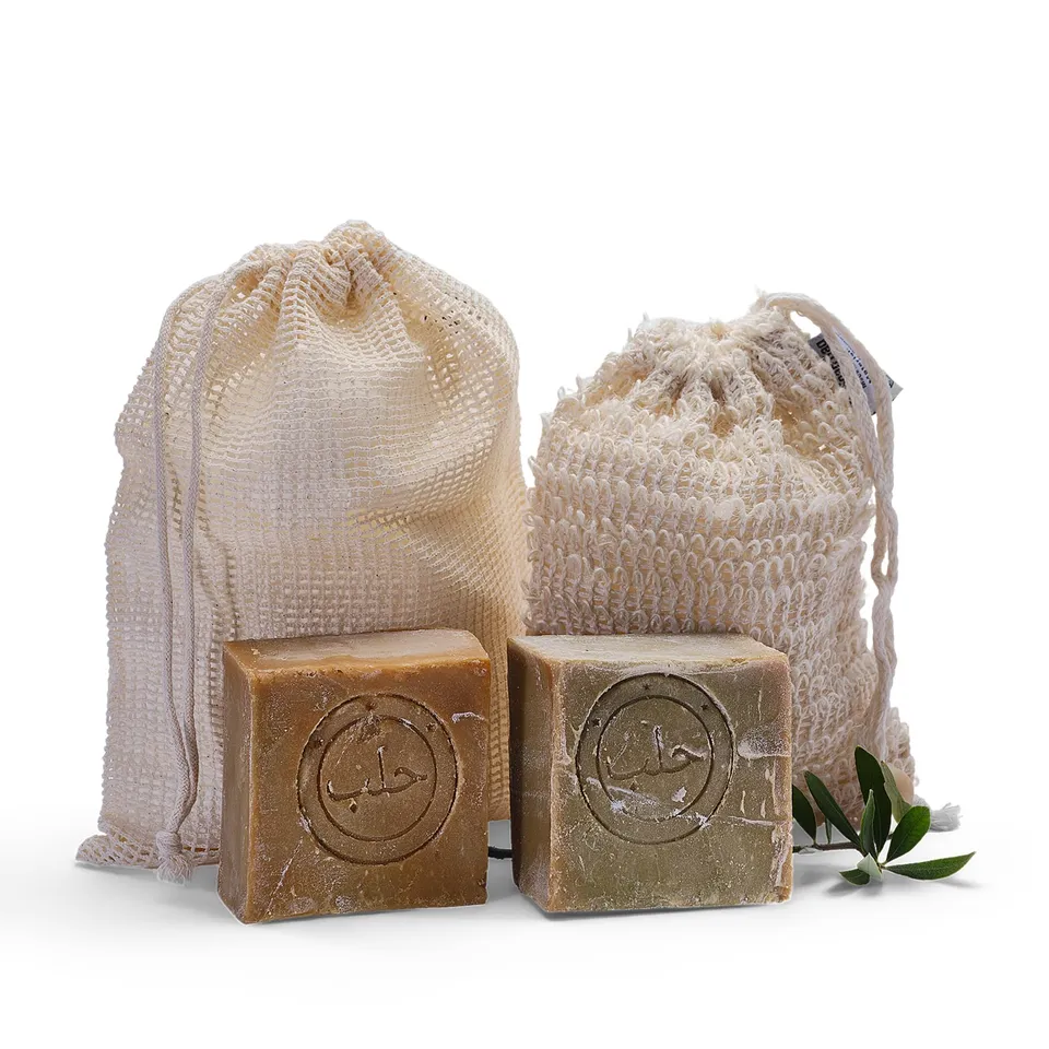 paos-sets-aleppo-seife-2x180g-60-40-vegan-geschenkset image 1
