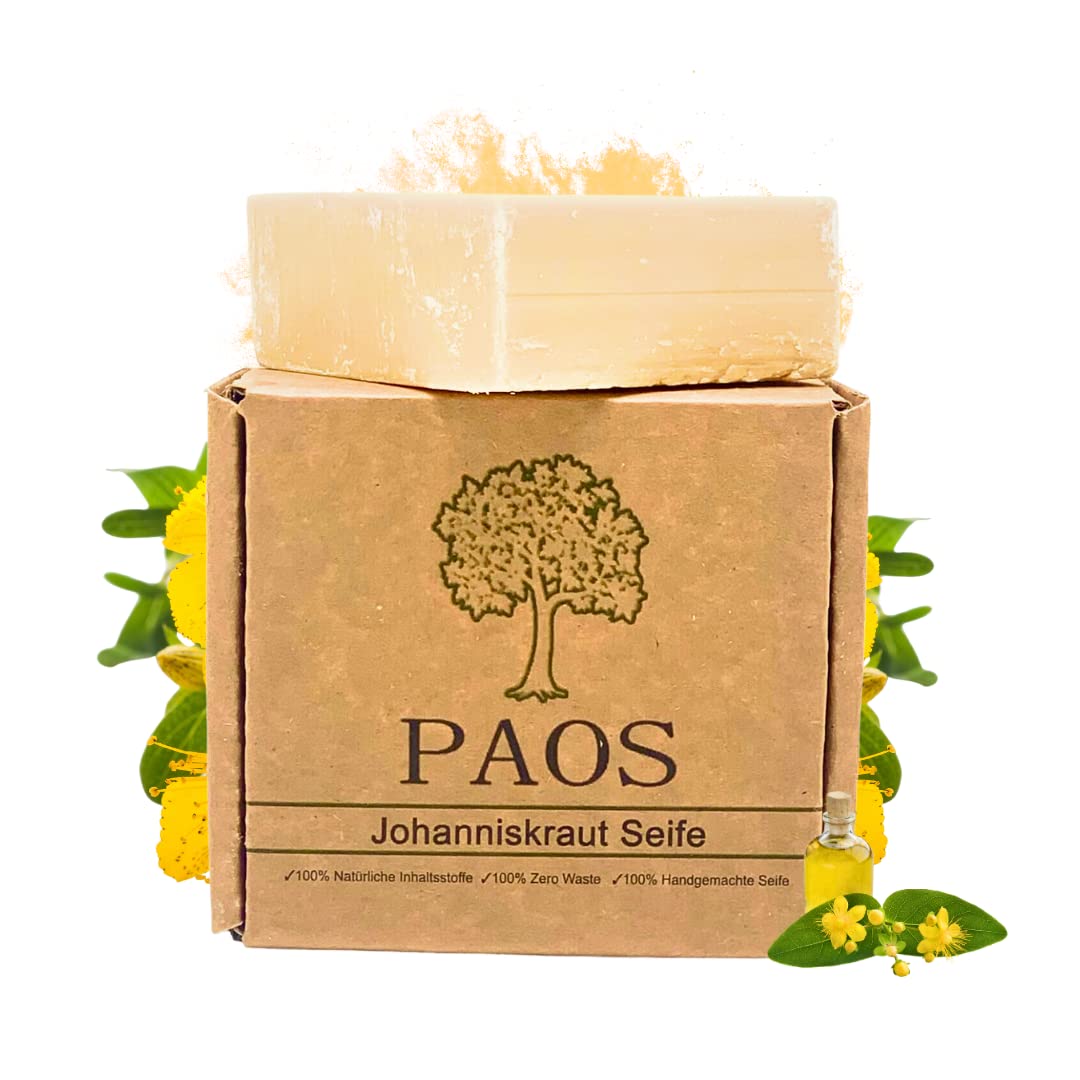 paos-seifen-johanniskraut-seife-naturseife-150g-vegan image 1