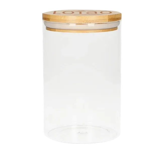 lotao-vorratsglas-1-6l-borosilikatglas-mit-bambusdeckel-luftdicht image 1
