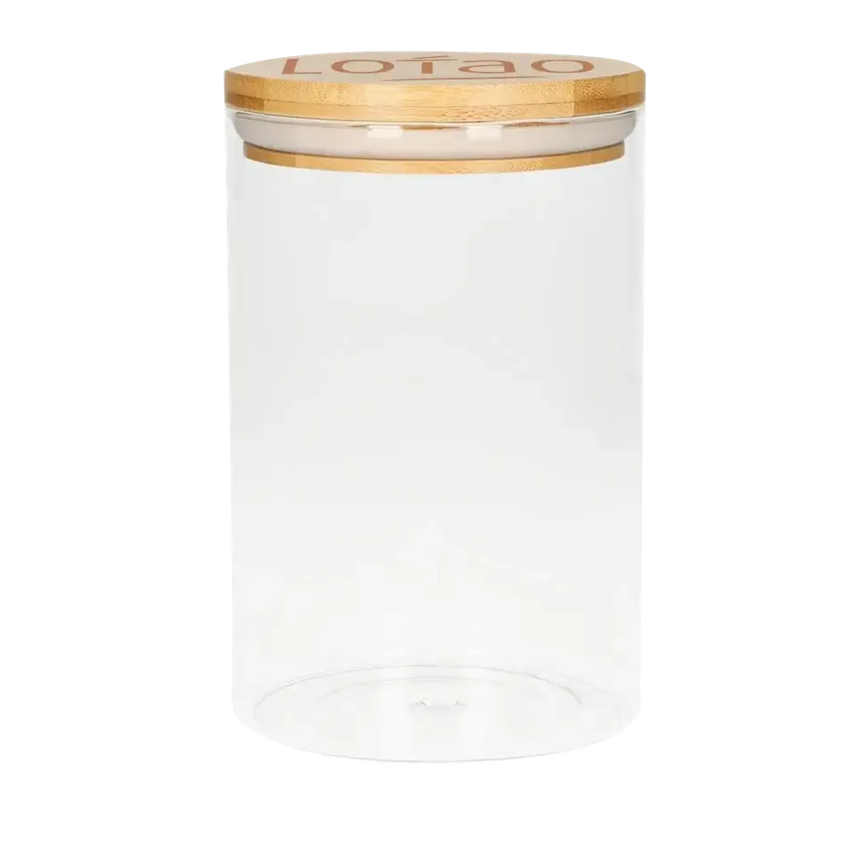 lotao-vorratsglas-1-6l-borosilikatglas-mit-bambusdeckel-luftdicht image 1