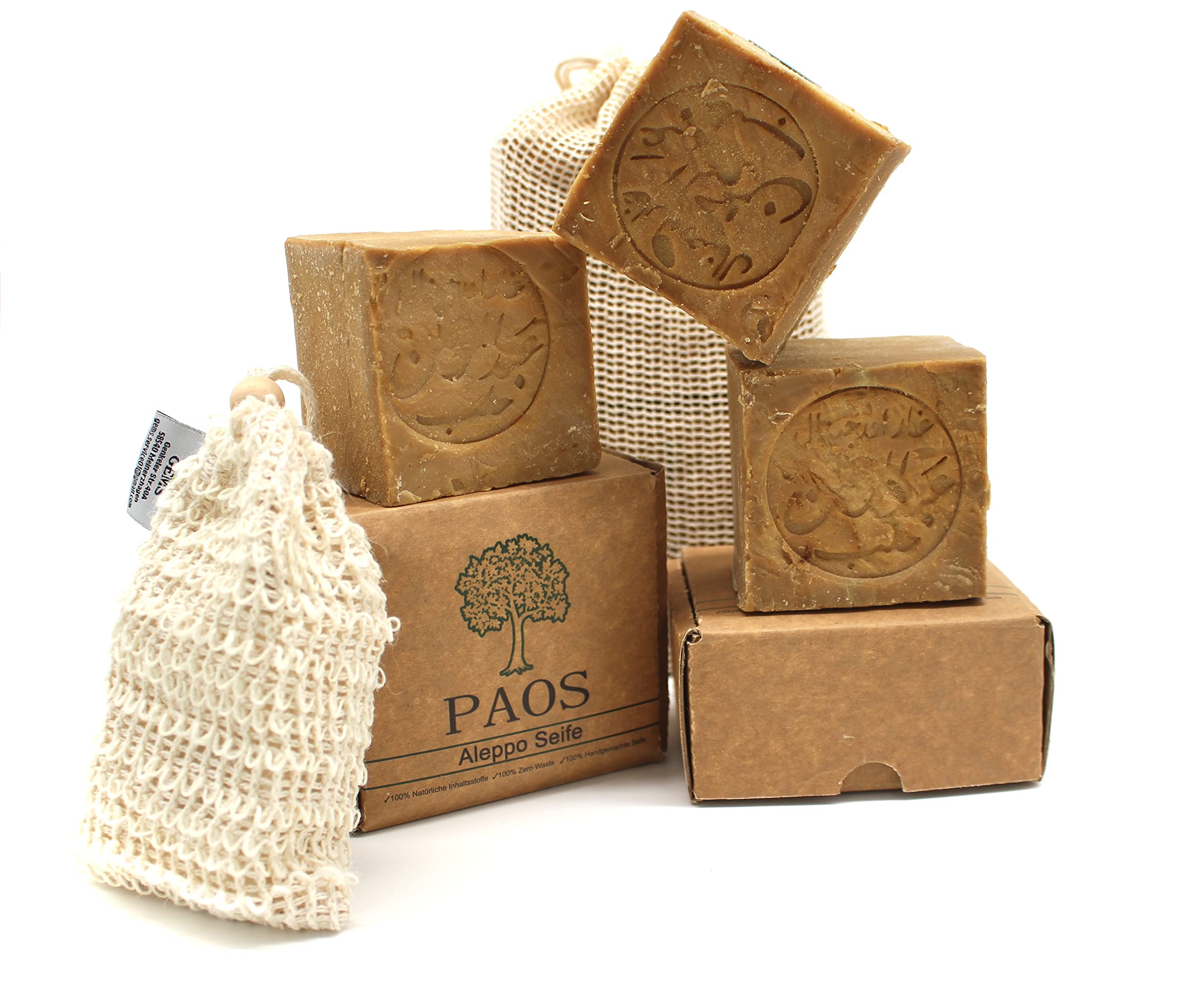 paos-sets-original-aleppo-seife-set-naturseife-3x190g-oliven-l image 2