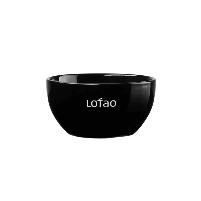 lotao-schnelle-k-che-black-bowl-schale-schwarz-keramik image 1