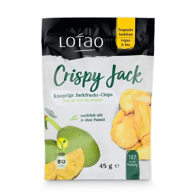 lotao-snacks-jackfruit-chips-ohne-zuckerzusatz-45g image 1