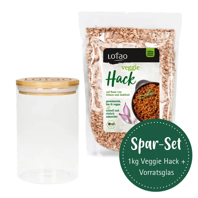 lotao-veggie-hack-1kg-vorratsglas-1-6l-spar-set image 1