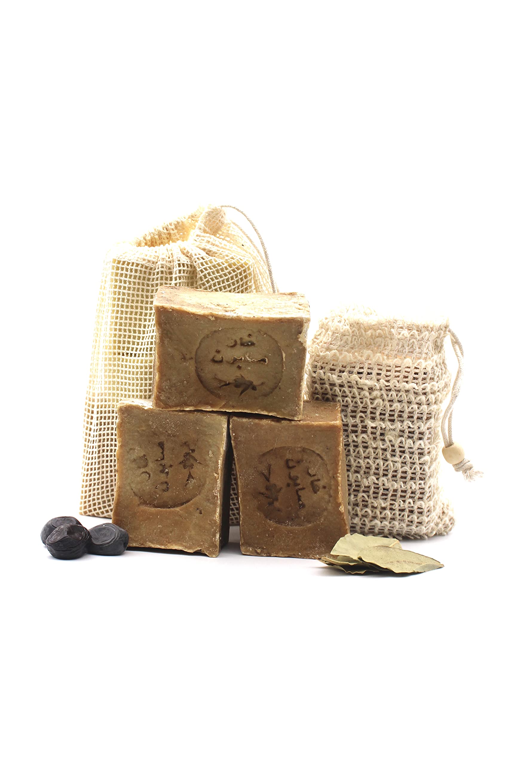 paos-aleppo-seife-set-3x150g-80-oliven-l-mit-seifens-ckchen image 1