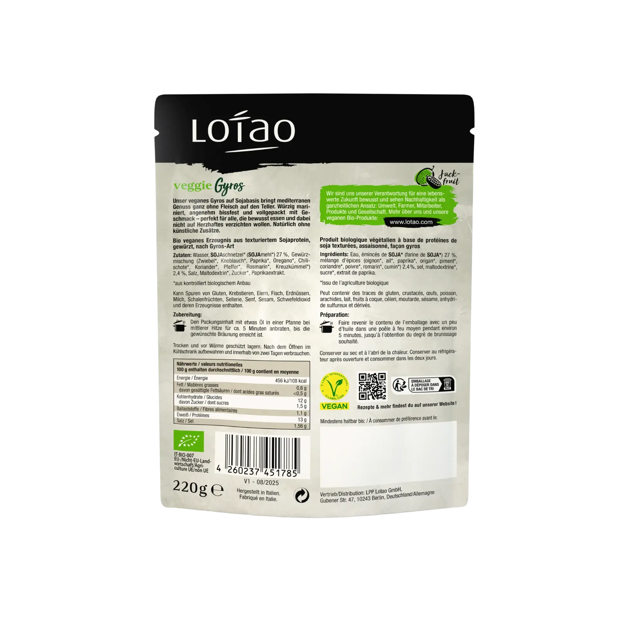 lotao-veggie-hack-veggie-gyros-veganes-hack-220-g-bio image 2