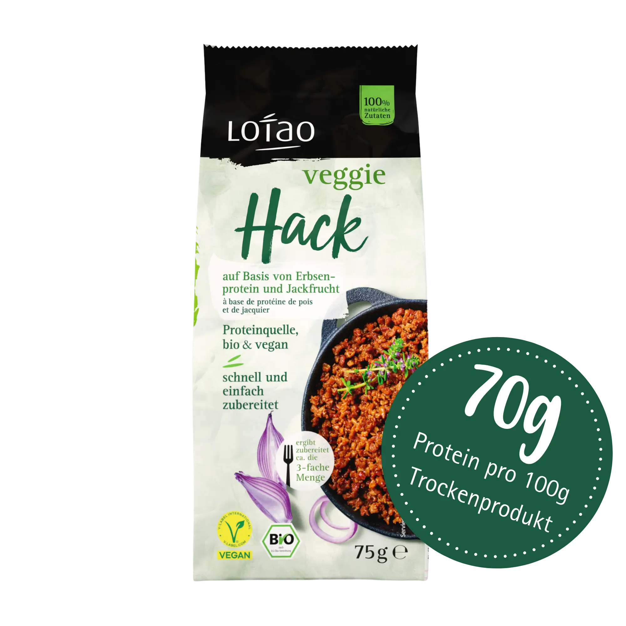 lotao-veggie-hack-more-veganes-hack-75g-proteinreich image 1