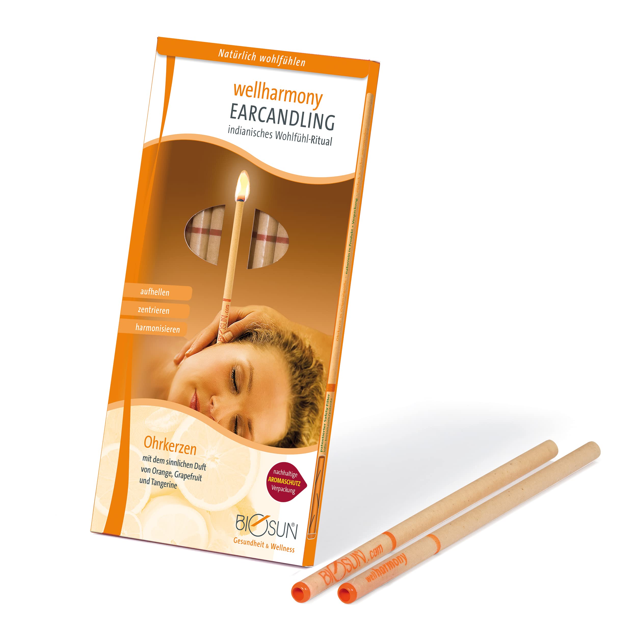 biosun-wellharmony-ohrkerzen-orange-10-st-ck-mit-filter image 1